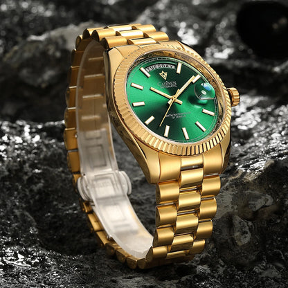 CADISEN DD40 Herrenuhr – luxuriöse Automatikuhr für Herren, AR-Saphirglas, mechanische Armbanduhr für Herren, 10Bar, MIYOTA 8285 Uhrwerk, neu 2023