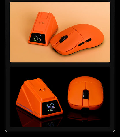 Bezdrôtová herná myš AJAZZ AJ159 APEX/AJ159PRO s RGB magnetickou nabíjacou základňou, ľahká herná myš AJ159P pre PC a notebook