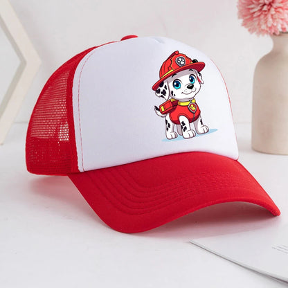 Baseballová čiapka pre chlapcov a dievčatá, letná nastaviteľná slnečná čiapka s motívom anime Paw Patrols Chase Skye, roztomilá retro slnečná čiapka, darček pre dospelých