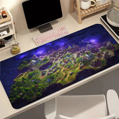 Gaming-Mauspad F-Fortnite Anime-Mousepad Deskmat Computer-Zubehör HD-Schreibtischmatte Gamer-Mauspad Büro PC-Desktop
