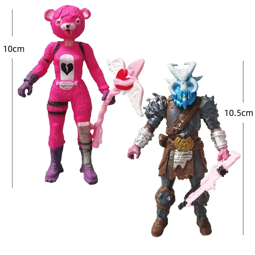 8Pcs/Set 10cm Fortnite Toys Action Figure Model Game Battle Royale Cool Toy Doll Kids Boys Fun Birthday Xmas Gift