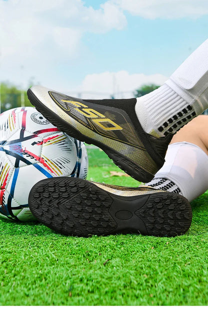 Men's New Indoor TF Football Boots High Quality Training Original Male Breathable Non-Slip Soccer Shoes Turf Futsal Football Shoes