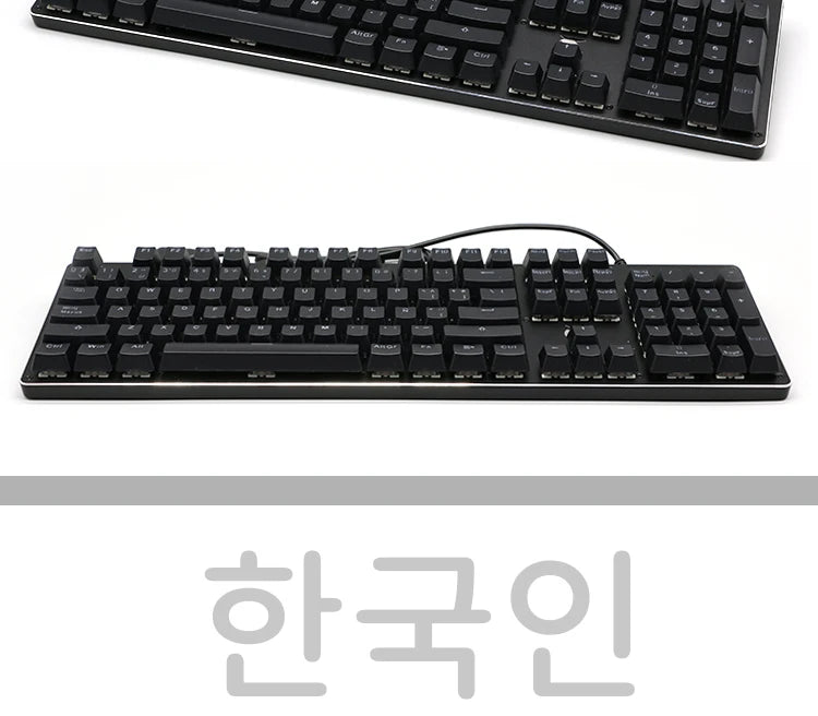 104 teclas retroiluminadas coreanas, francesas, rusas, españolas y alemanas para teclado mecánico con interruptores MX, perfil OEM, teclas ABS DIY