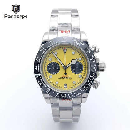 2025 New Latest VK64 Watch AR Sapphire Glass 5bar Men's Speed Sport Chronograph Fashion Quartz Watch relogio masculino