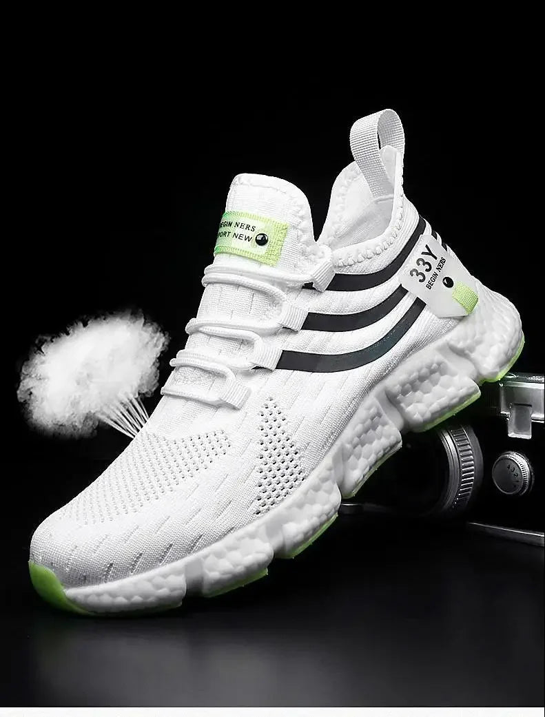 Sports Men's Shoes Spring and Autumn Breathable Casual Running Shoes Lightweight Walking Couple Shoes Men's Spirit Women's Shoes