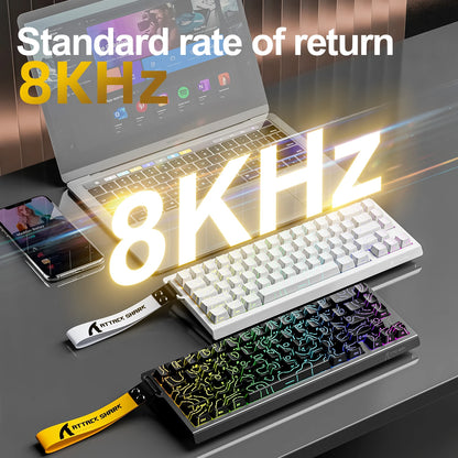 Magnetic Switch Keyboard ATTACK SHARK X68HE X68PRO HE and FREEWOLF F68 Wired F68Pro Wireless for Pro Gaming 0.01mm Rapid Trigger