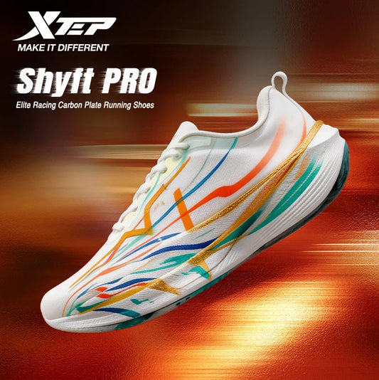 Xtep Shyft PRO Herren-Profi-Marathonschuhe mit dicker Sohle, Dämpfung und schnell trocknende Outdoor-Sneaker 874119110039