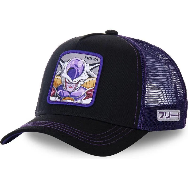 Dragon Ball Styles Anime Son Goku Bomuld Ny baseballkasket til mænd og kvinder Hip Hop Far Justerbar mesh-kasket Trucker-kasket