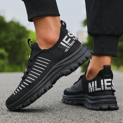 Non-slip Men's Summer Sneakers Comfortable Breathable Couple Running Shoes Women Tenis Sports Shoe White Walking Man Sneakers
