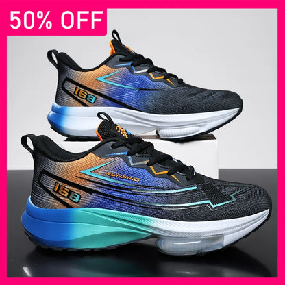 Unisex Sports Shoes Summer New Thick Sole Cushioning Anti Slip Rebound Professional Running Training Shoes for Teenagers
