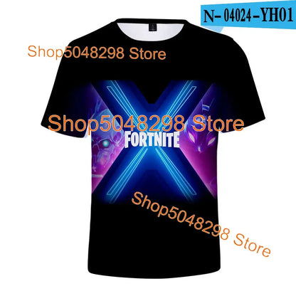 Bushranger Fortnite T Shirt for Kids 3D Print Banana Peely T-shirt Men Women's Tee Battle Royale Game Summer Tops Birthday Gifts