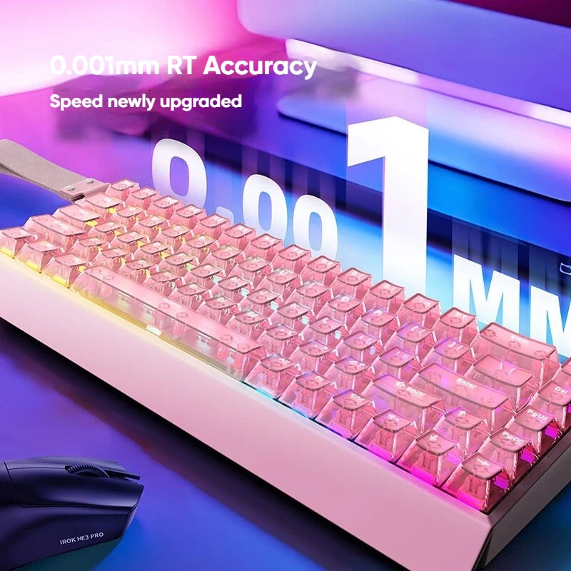 IROK Carotmas Mercury68 Max mars68 pro Mercury 68 teclado mecánico magnético gaming Rapid Trigge 0.001 8K con cable para gamers