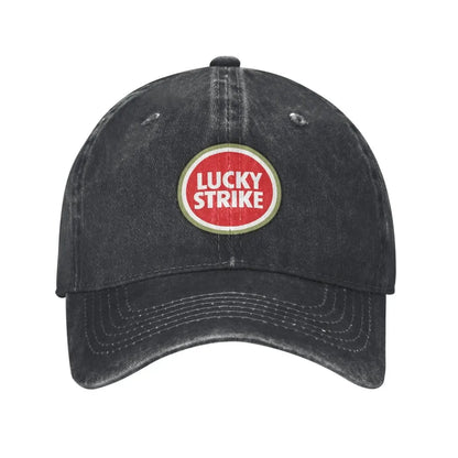 Lucky Strike Letters Troye Sivan Music Sport Retro Cowboy vyprané bejzbalové čiapky pánske džínsové streetové čiapky Tide na turistiku pánske čiapky typu „dad cap“