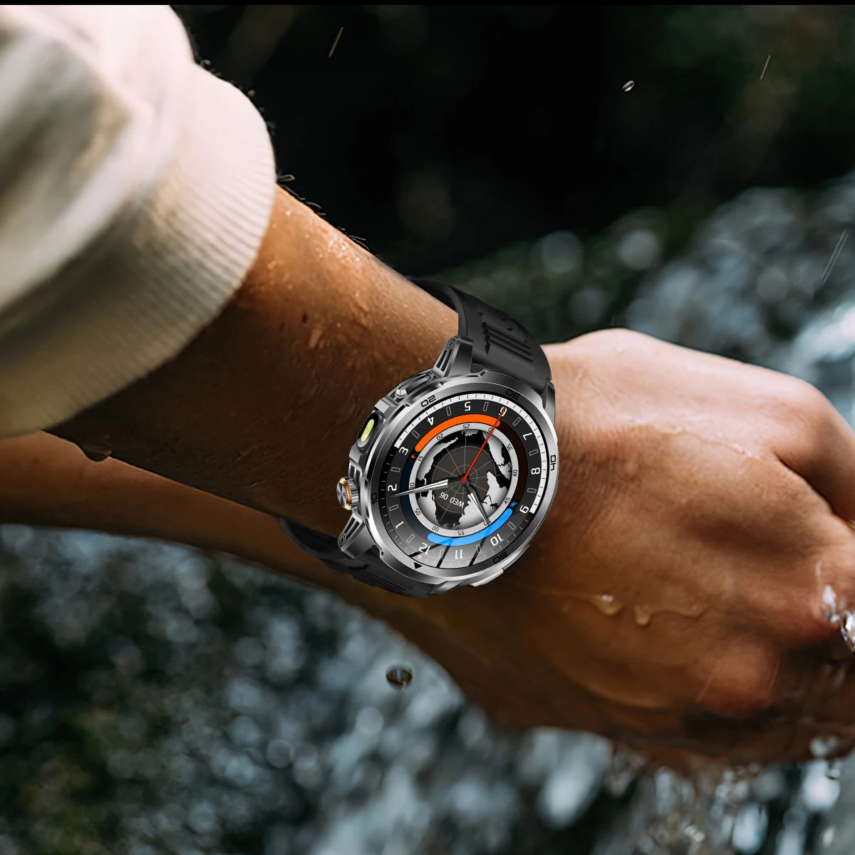 2026 New Military Outdoor Smart Watch 1.85‘’ AMOLED 1000mAh Large Battery 5ATM Waterproof Voice Call Sports Men Fitness Bracel