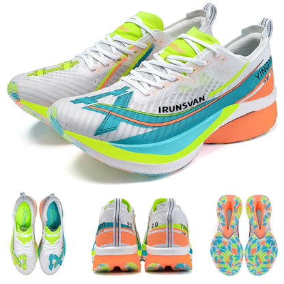 2025 Carbon-Platten-Marathonlaufschuhe Professional Test; stabile Unterstützung, ultraleichte Bounce-Schuhe Unisex 088