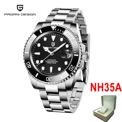 PAGANI DESIGN 2026 New Men's Watches Top Luxury Gold Automatic Mechanical Wrist Watch Men Stainless Steel Waterproof Men Watch