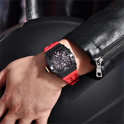 PAGANI DESIGN PD1738 Men Quartz Watches 42MM VH65 Black Case Sapphire Stainless Steel 50M Waterproof Wristwatch Watch for Men