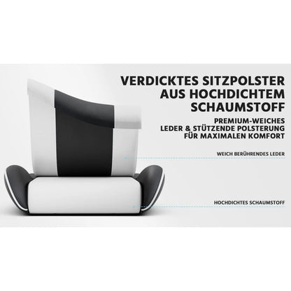 Ergonomic Computer Gaming Chair with Waist Support, Breathable PU Leather Office Chair, Seat Height and Backrest Adjustable