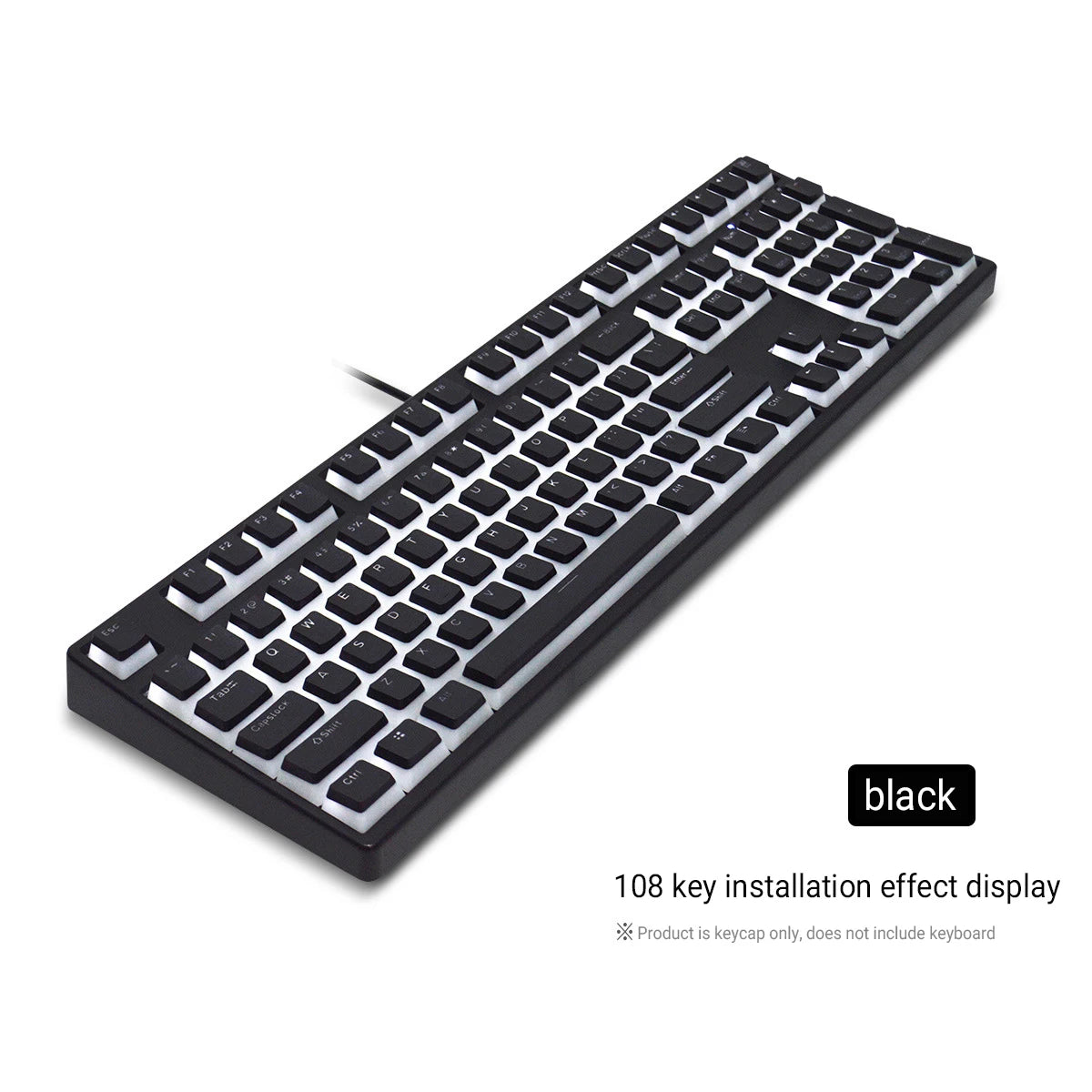 129 Keys Pudding Keycaps For Cherry MX Switch Mechanical Gaming Keyboard OEM Profile PBT Double Shot Keycap RGB backlit Key Caps