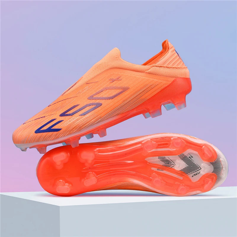 New Men's Soccer Shoes Futsal Football Boots Sneakers Match Grass Cleats High-Quality Non-Slip Indoor Hot-Selling High-Top Outdoor