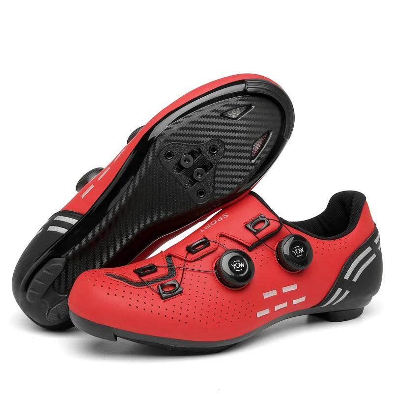 Hochwertige Fahrradschuhe für Herren, SPD, selbstverriegelnd, Rennrad-Sportschuhe, MTB-Mountainbike-Schuhe für Damen, rutschfeste Fahrradschuhe 36-47