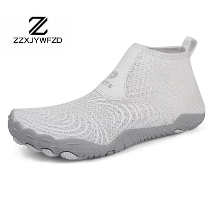 Zapatillas deportivas de exterior para senderismo y vadeo, unisex, para natación, calzado acuático de caña alta barefoot, zapatos aqua para playa, fitness, buceo y surf