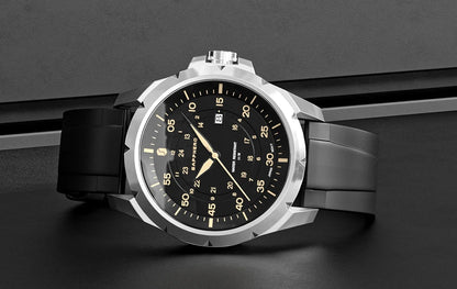 SAPPHERO Men’s Watch – Luxury quartz watch, water-resistant to 50 m, featuring an imported movement and a stainless steel case – An ideal gift idea for men.