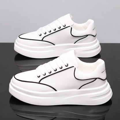 Kleine witte schoenen voor koppels Heren- en damesschoenen Sportschoenen Heren-sneakers Met verhoogde binnenzool Casual sportschoenen