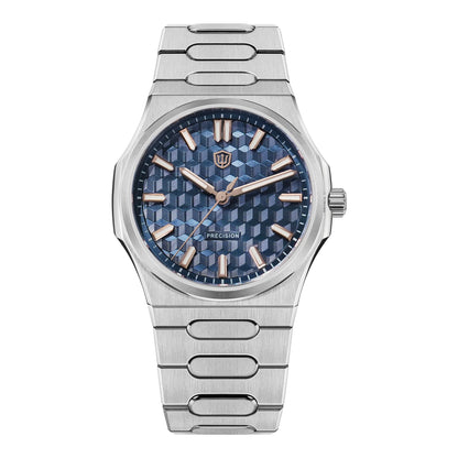 Watchdives WD0016 Super Black Men Watch Ultra Light-Absorbing Dial VH31/VH60 Sweep Second Quartz Movement Stainless Steel Watch