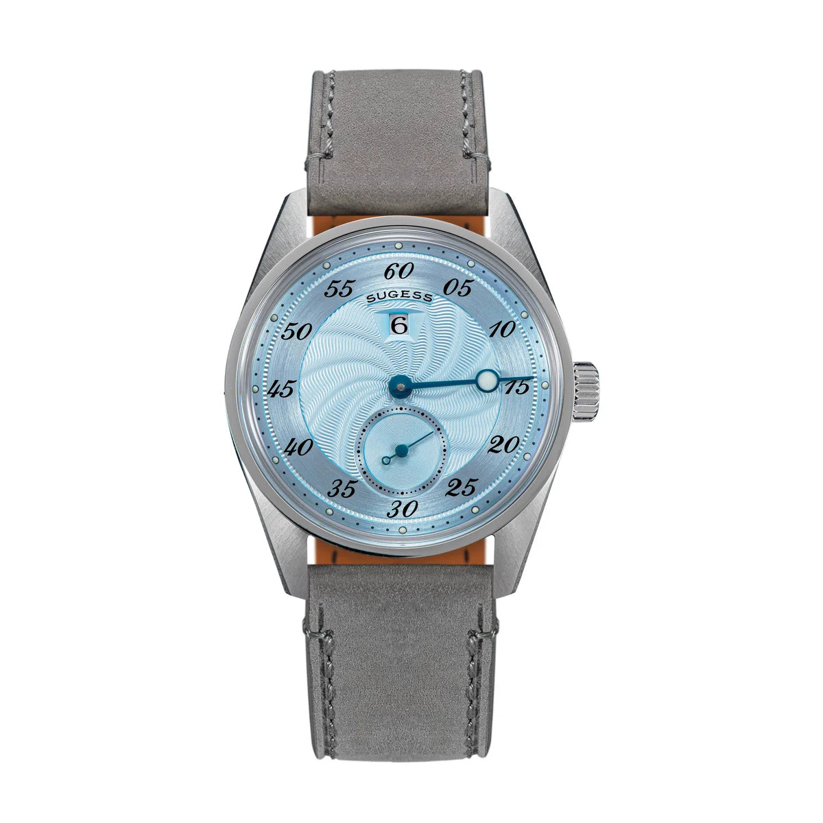 Sugess Watch of Men Automatic Mechanical Wristwatches ST1721 Movement Luminous Simple Fashion Clock Waterproof Glass S451 New