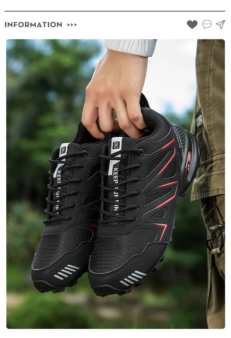 Lockless Fahrradschuhe für Herren, rutschfeste Outdoor-Mountain-Cross-Country-Wanderschuhe, atmungsaktive Sportschuhe, Rennradschuhe