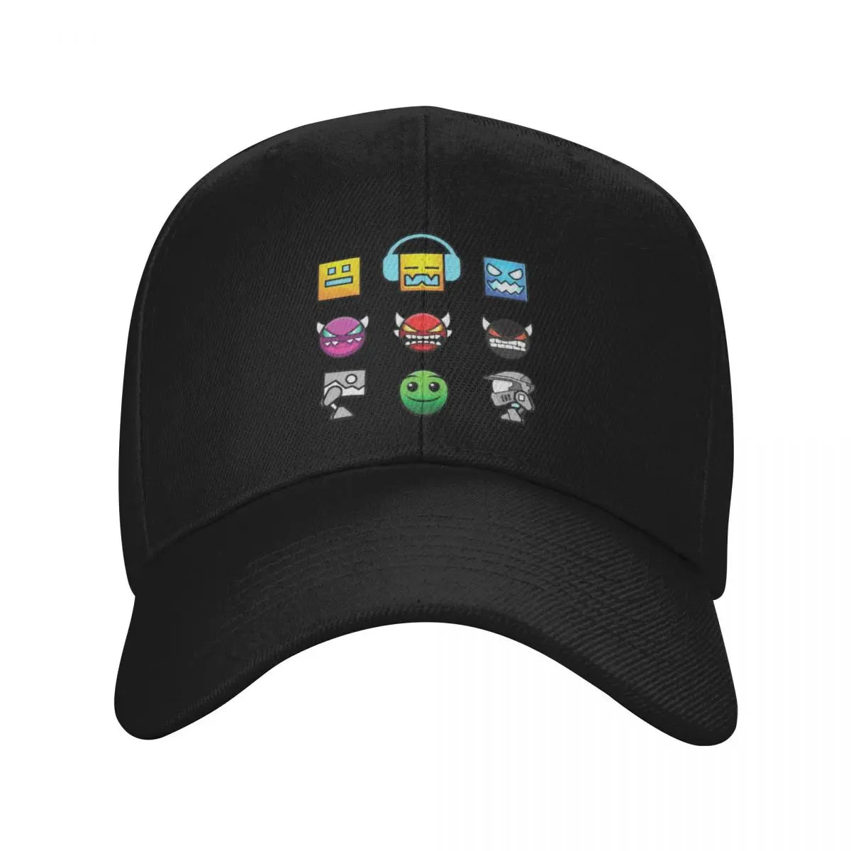 Geometry Dash Baseball Cap Unique hats tactical cap Golf Cap Ladies Men's