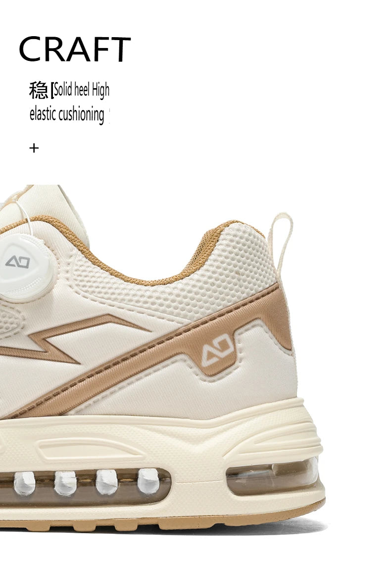 Sapatilhas de corrida para homem primavera e verão — calçado outdoor para caminhada, sapatilhas de trail resistentes ao desgaste com fecho BOA, respiráveis, estilo desportivo e casual