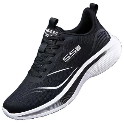Breathable Mesh Men's Lightweight Casual Sneakers Non-Slip Soft Sole Running Shoes for Spring and Summer