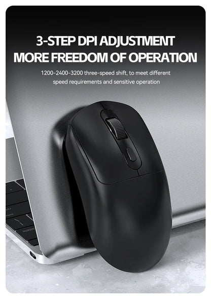 Mouse de gaming wireless Warvank X8, 500 mAh, reîncărcabil TYPE-C, mouse de birou potrivit pentru laptopuri și computere desktop