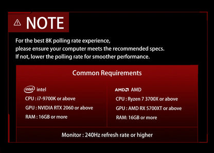 Delux M900PRO ultralet version trådløs gamingmus ergonomisk 1K/8K polling rate 50g PAW3395 til højre stor hånd PC-gamer
