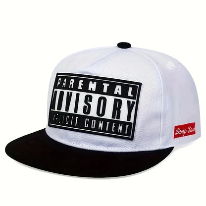Tide Brand Flat Edge Baseball Cap Couple ADV Hat Korean Version Trend Offset Printing Street Hat Sun Protection Letter Hat