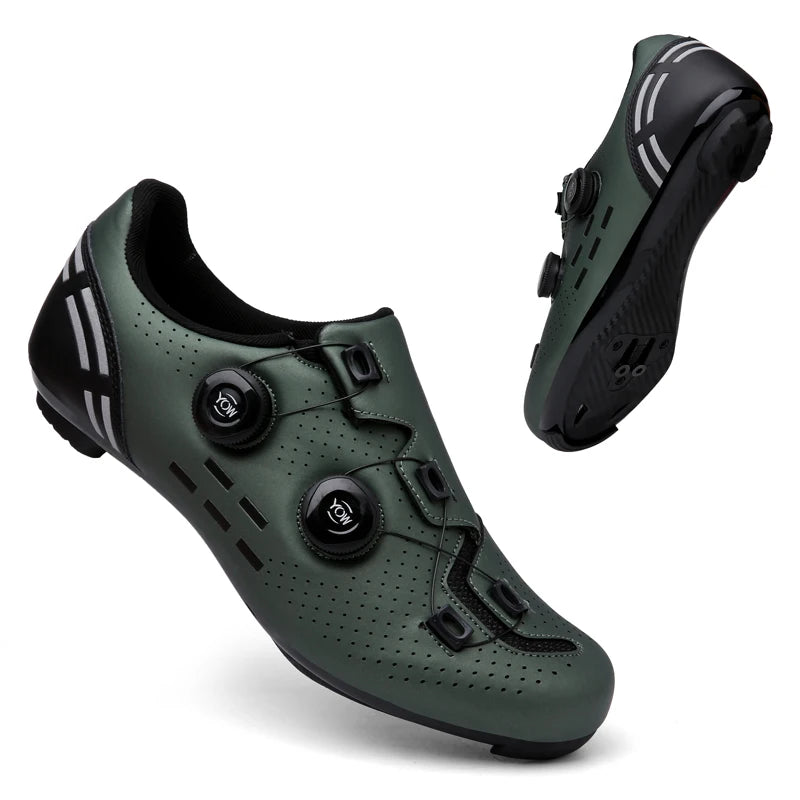 Hochwertige Fahrradschuhe für Herren, SPD, selbstverriegelnd, Rennrad-Sportschuhe, MTB-Mountainbike-Schuhe für Damen, rutschfeste Fahrradschuhe 36-47