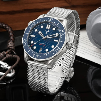 Watchdives WD007 V4 Titanium NTTD Dive Watch PT5000 Automatic Movement Sapphire Super Luminous Domed Crystal 42mm Men Watches