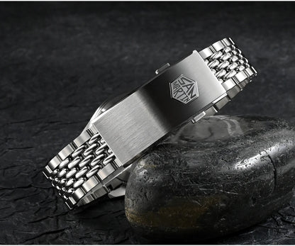 San Martin 39.5mm Limited Edition Full Lume Dial Automatic Mens Watch NH34 GMT 6H Date 10Bar Luxury Kol Saati SN0116W