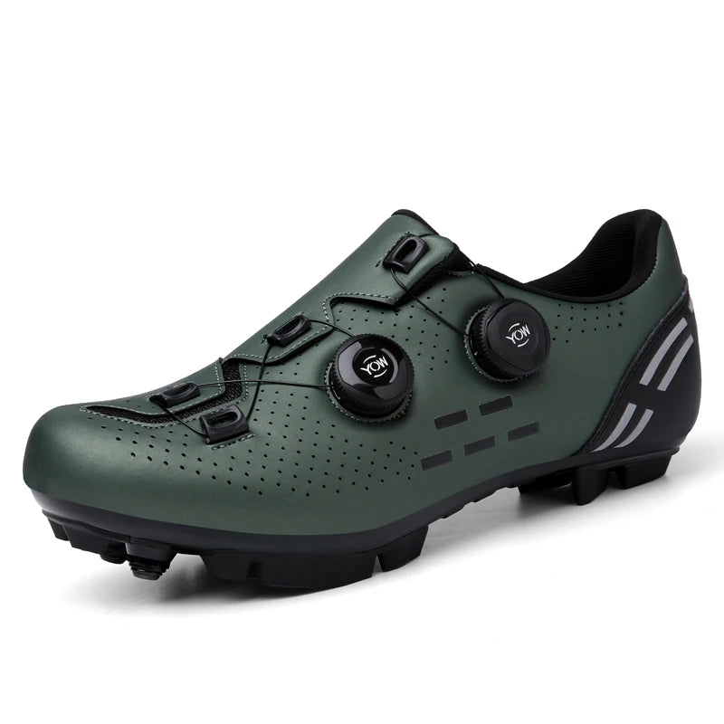 Hochwertige Fahrradschuhe für Herren, SPD, selbstverriegelnd, Rennrad-Sportschuhe, MTB-Mountainbike-Schuhe für Damen, rutschfeste Fahrradschuhe 36-47
