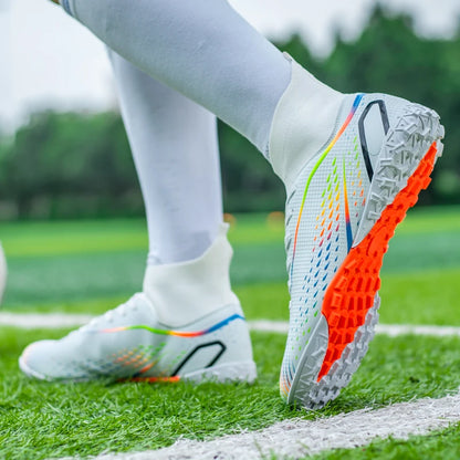 Men's Football Boots Professional Turf Futsal Match Grass Unisex Outdoor Training Soccer Shoes Soccer Cleats Non-slip Breathable