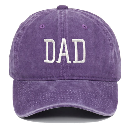 Mom and Dad Embroidered Baseball Hat Retro Sports Running Sunscreen Leisure Daily Versatile Travel Duck Tongue Hat