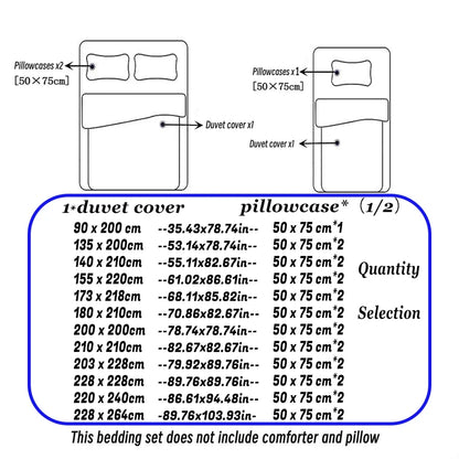 Conjunto de Capa de Edredão e Fronha Kuromi Fofo para Cama, Decoração de Quarto para Adulto, Rapaz e Rapariga, Presente para Crianças, Tamanho Individual, Duplo e Grande