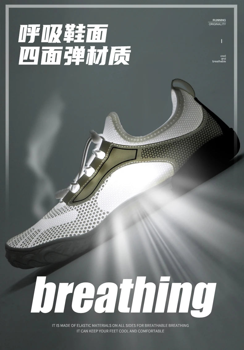 36-48# Gym Footwear Unisex Seaside Aqua Shoes Couples Vacation Beach Game Wading Shoes Men Squat Fitness Shoes Women Yoga Shoes