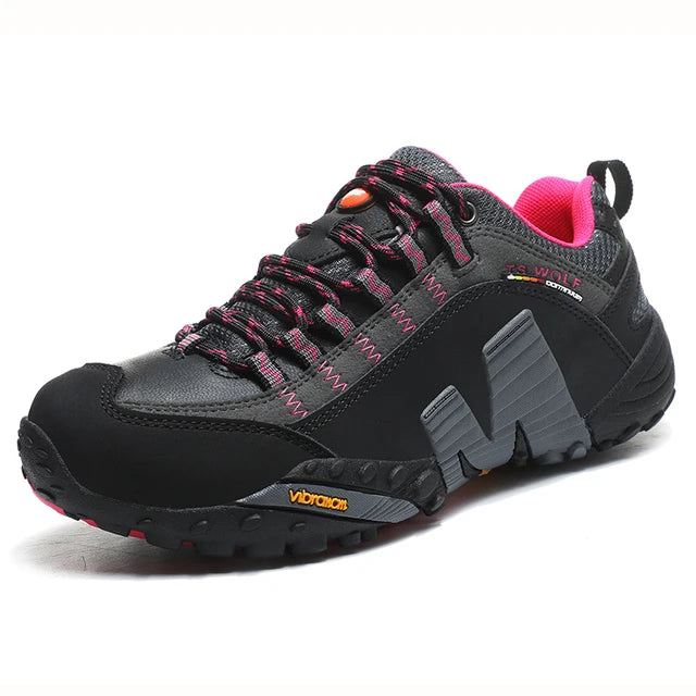 Outdoor-Liebhaber-Trekkingschuhe für Herren, wasserdichte Wanderschuhe, Bergstiefel aus echtem Leder, Woodland-Jagd- und taktische Schuhe