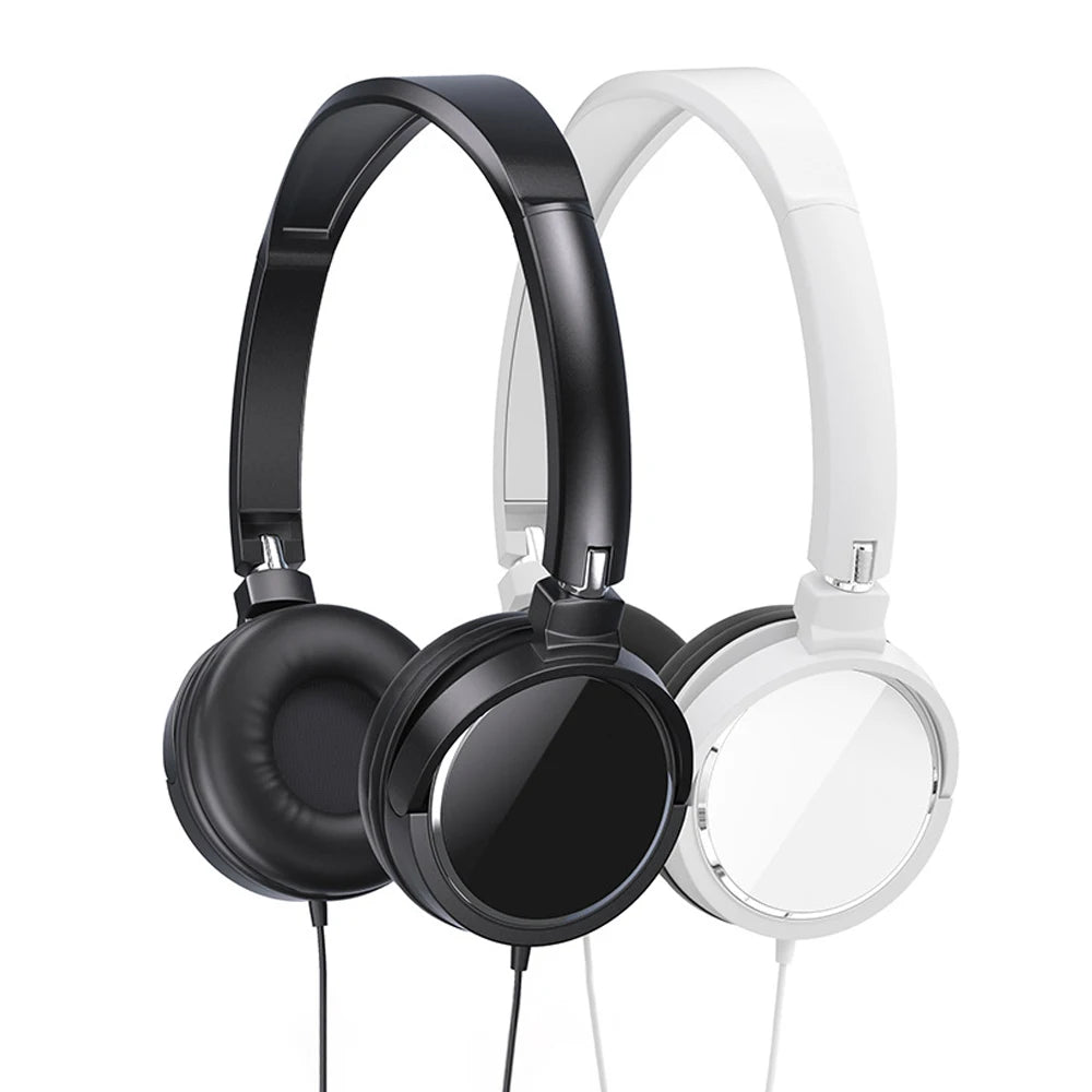 Écouteurs filaires 3.5mm/type-c, suppression du bruit, casque d'écoute sur l'oreille, écouteurs stéréo flexibles et réglables pour PC MP3 Mobile