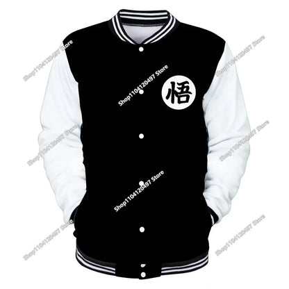 Dragon Ball Goku Kid Men Zipper Hoodie Cartoon Japan Style Anime Women Sweatshirt 2025 New Fashion Children Jackets Coat, produit gaming premium Fraquane, équipement gamer