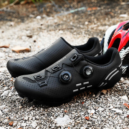 Hochwertige Fahrradschuhe für Herren, SPD, selbstverriegelnd, Rennrad-Sportschuhe, MTB-Mountainbike-Schuhe für Damen, rutschfeste Fahrradschuhe 36-47