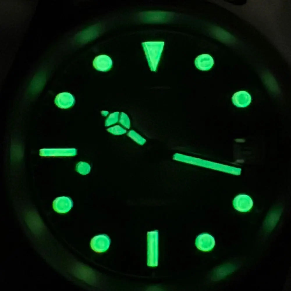 Tandorio Blue Dial 40mm Miyota 8215 PT5000 Mechanical Dive Watch Men 200M Waterproof Lume Sapphire Stainless Steel Bracelet